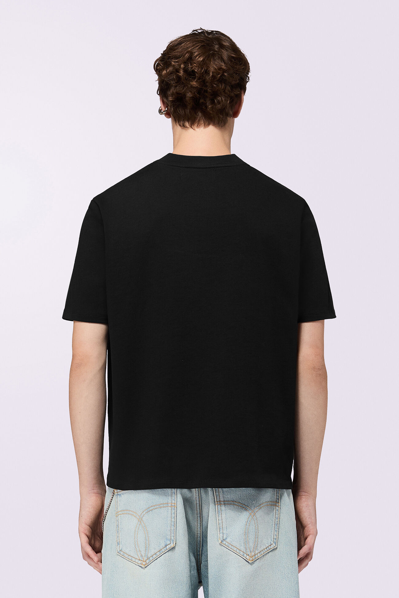 Glitter Star Logo Regular T-Shirt Black